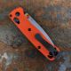 Benchmade Mini Bugout Orange Grivory Scales 2.8" Satin S30V Blade Folding Knife